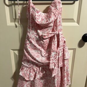 Floral Pink Women's Dress